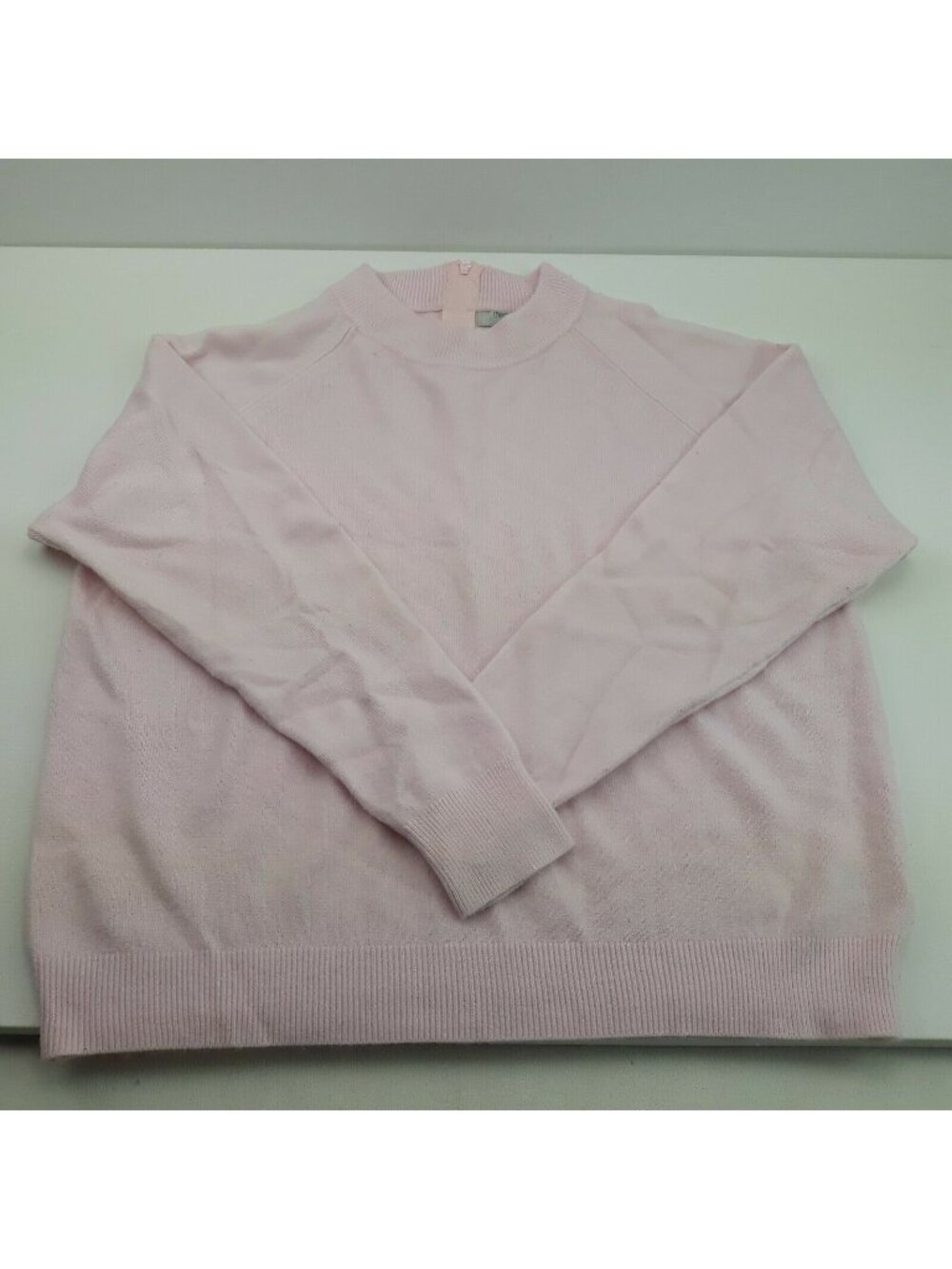 Mercer Street Studio Womens Pink Long Sleeve Light Pink Sweater Crew Neck XL